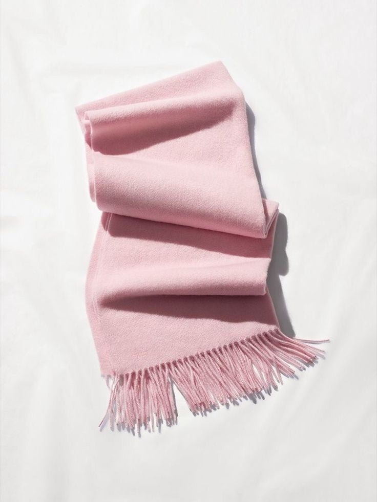 Bufanda rosa cashmere