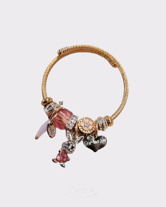 Pulsera Conejo Dijes