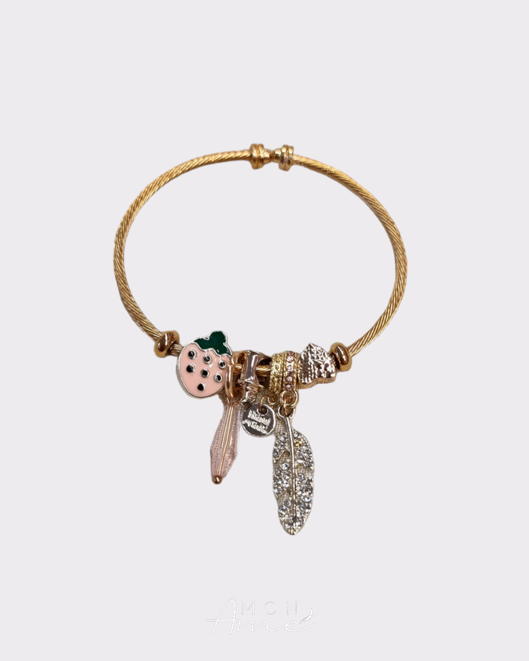 Pulsera Frutilla Dijes