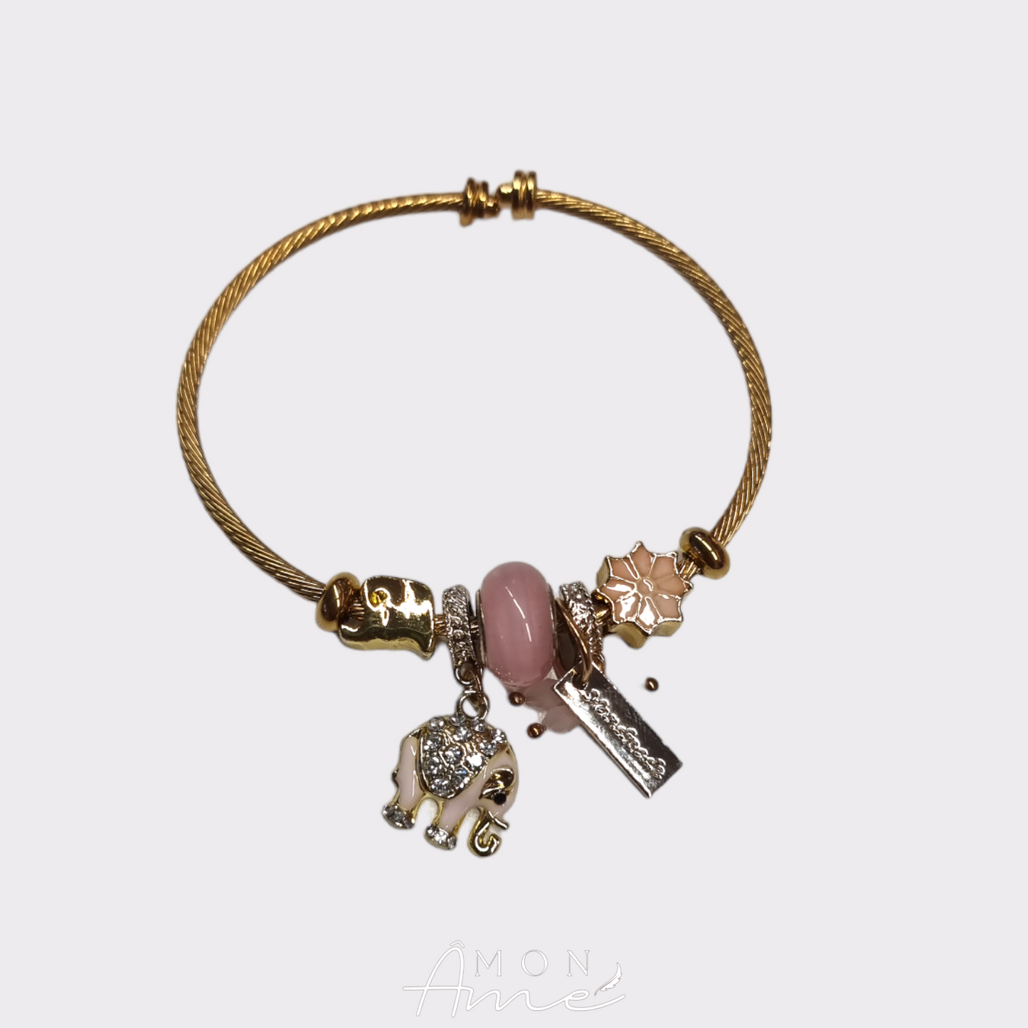 Pulsera dijes elefante