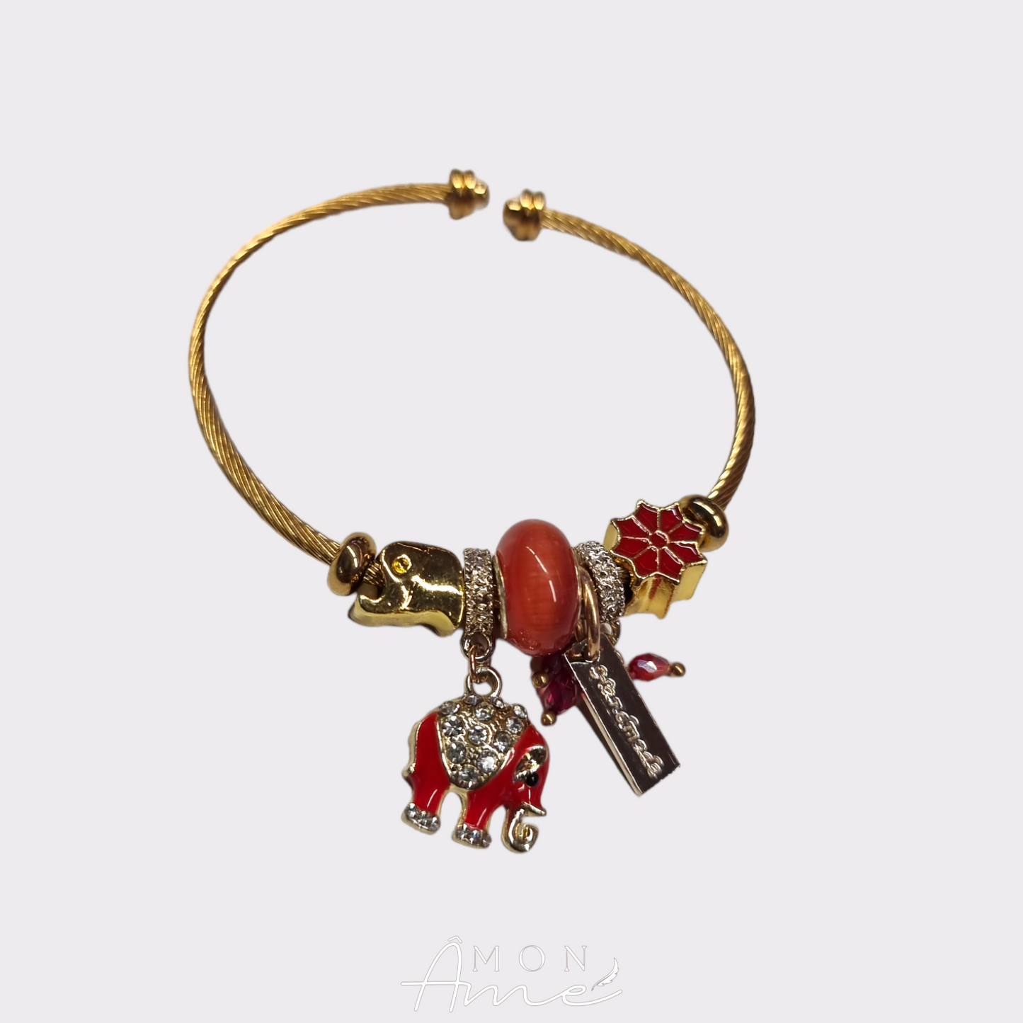 Pulsera dijes elefante