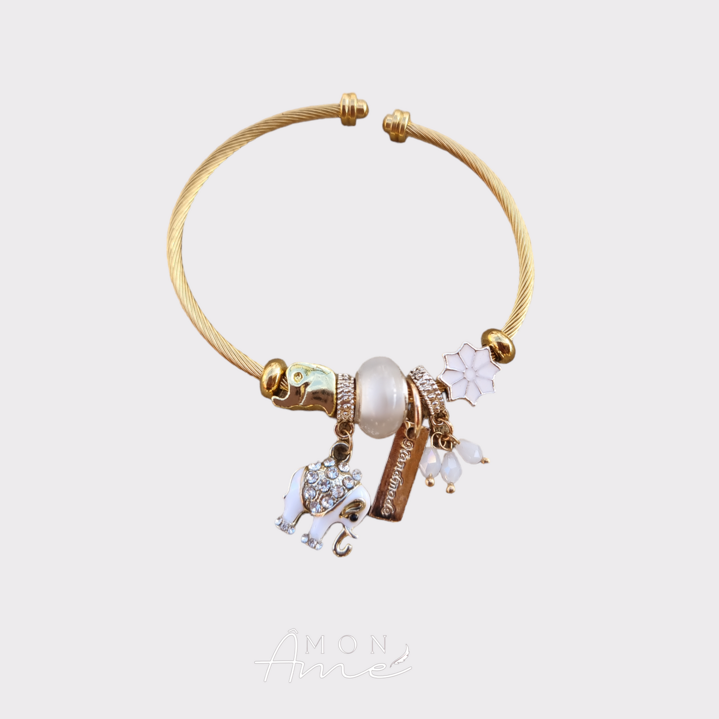 Pulsera dijes elefante