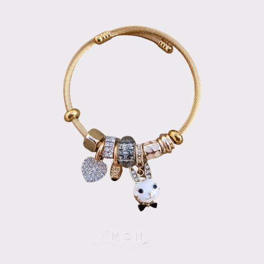 Pulsera Conejo Alicia in Wonderland Dijes