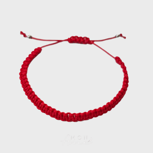 Pulsera roja hilo