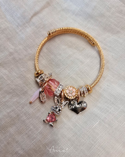 Pulsera Conejo Dijes