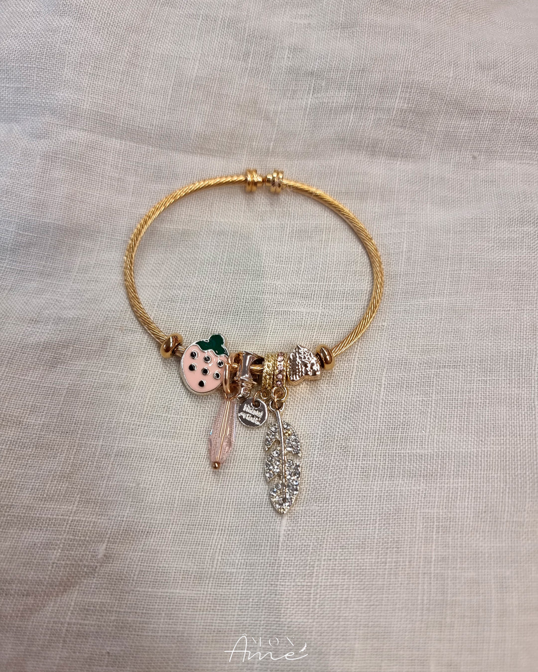 Pulsera Frutilla Dijes